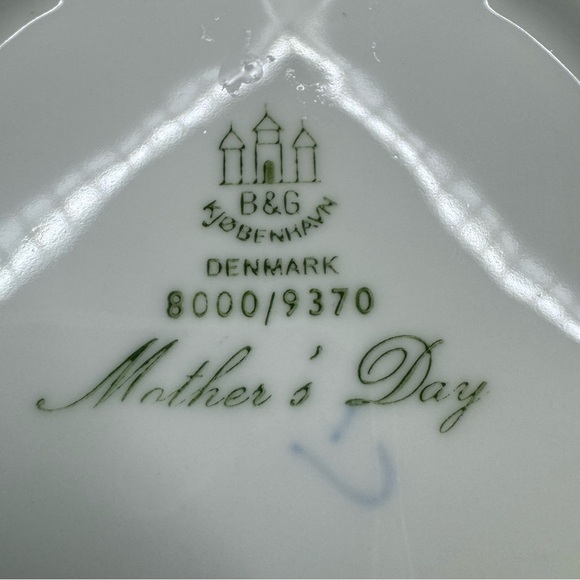 Bing & Grondahl Plate Sparrow With Hatchlings Mother's Day 1970 Mors Dag Denmark - Picture 6 of 8